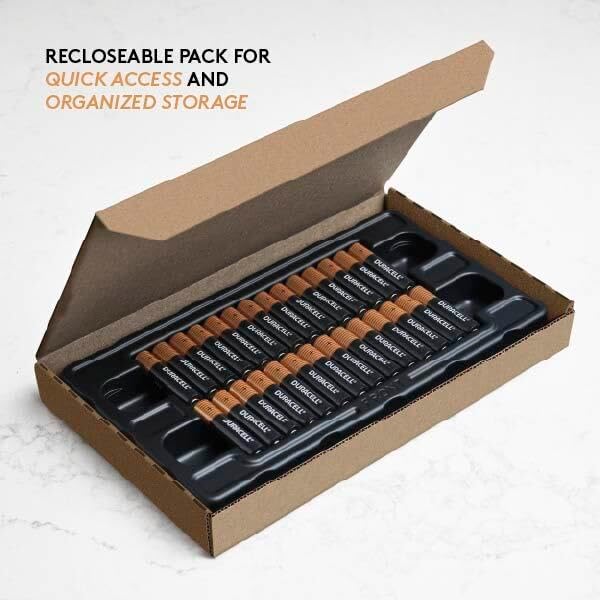 Thumbnail 3 de Duracell Coppertop AAA Alkaline Batteries (Power Boost Ingredients) — 28 Count, Resellable Pack