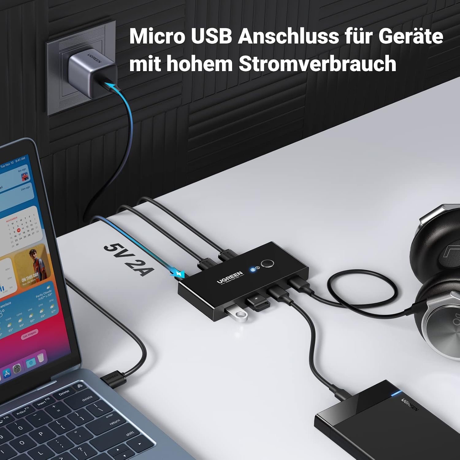 Thumbnail 5 de UGREEN USB Switch 2 PC 2 In 4 Out