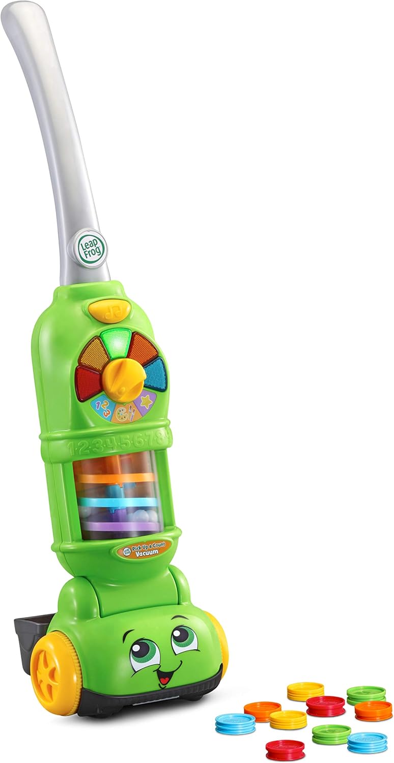 Detalle de LeapFrog Pick Up & Count Vacuum: a colourful counting role‑play toy for toddlers