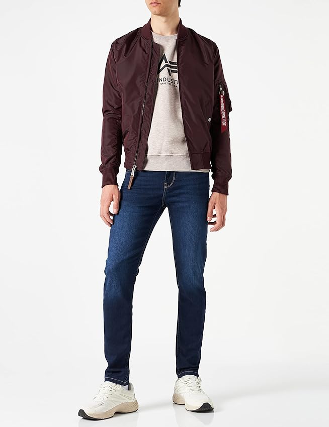 Detalle 2 de Alpha Industries MA-1 TT Chaqueta Bomber Negro L