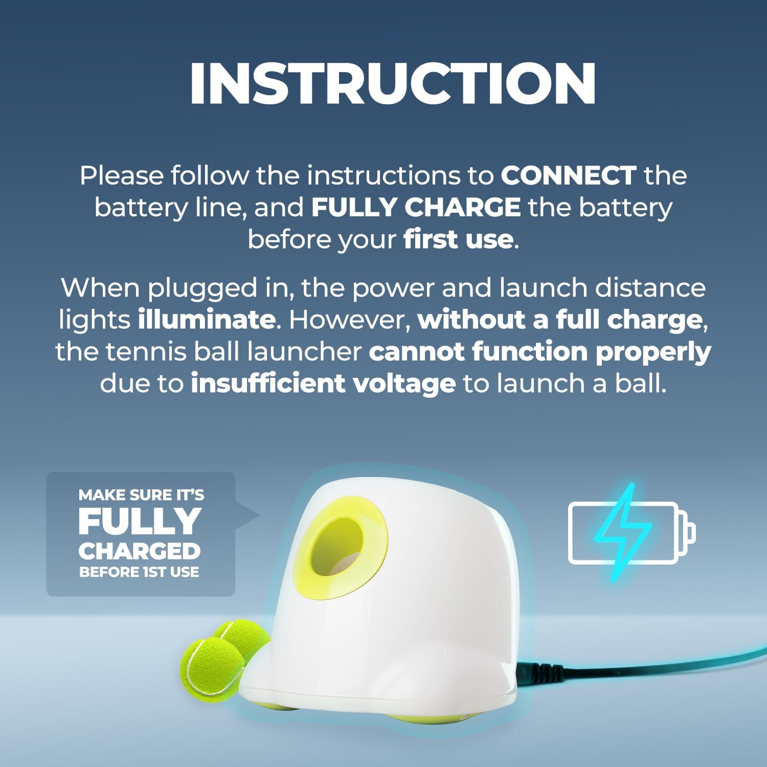 Thumbnail 6 de All for Paws Automatic Dog Ball Launcher – Rechargeable Interactive Fetch Toy (3 Balls Included)