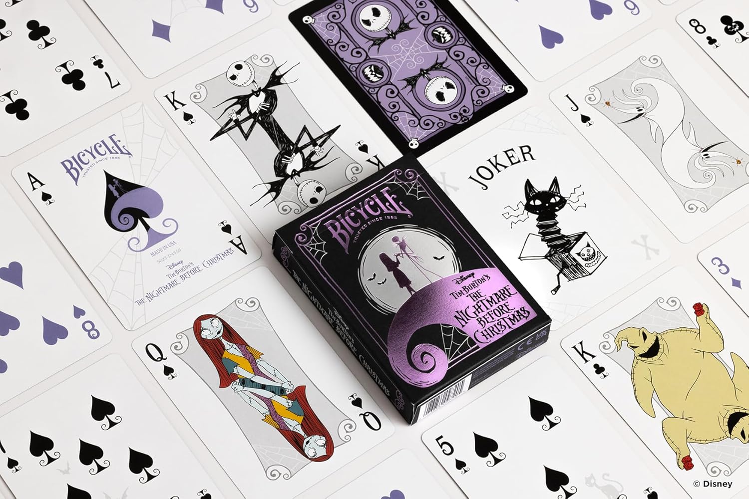 Detalle de Bicycle L'étrange Noël de Monsieur Jack — Jeu de 54 Cartes à Jouer