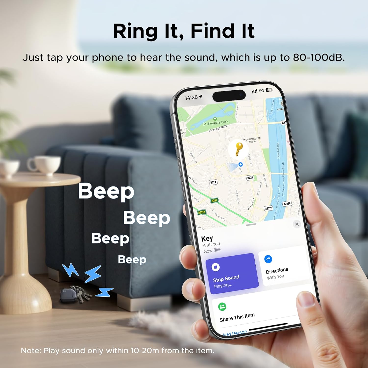 Thumbnail 3 de UGREEN FineTrack Air Tracker Tags 4-pack 🔑