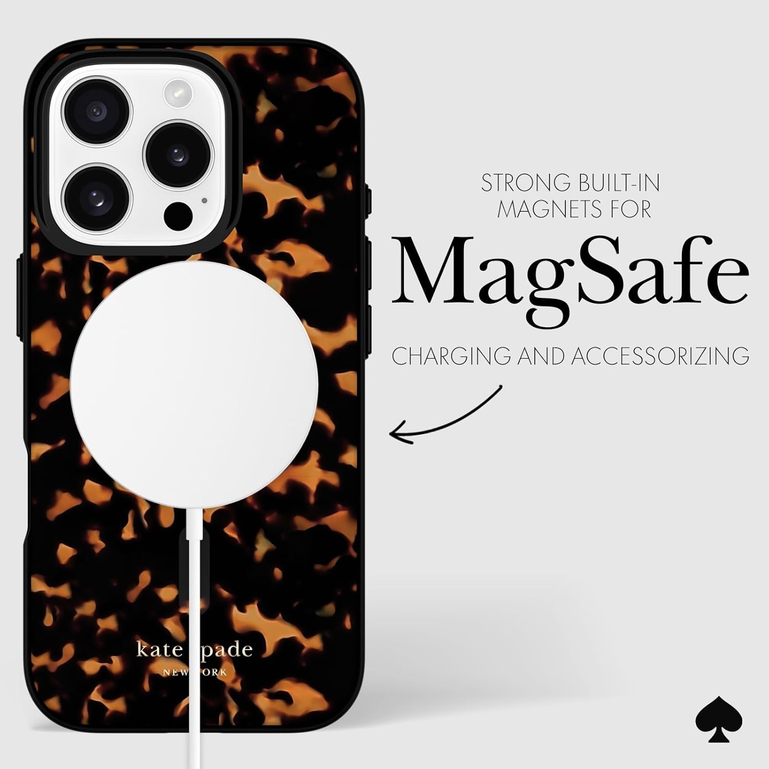Thumbnail 5 de kate spade new york iPhone 16 Pro Tortoise MagSafe case