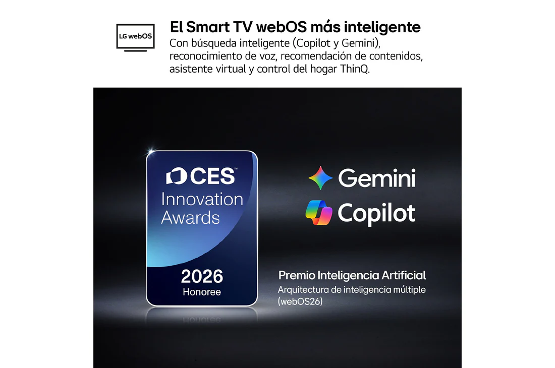 Detalle de LG QNED evo MiniLED AI QNED87 100'' 4K (2026) — 100QNED87B6