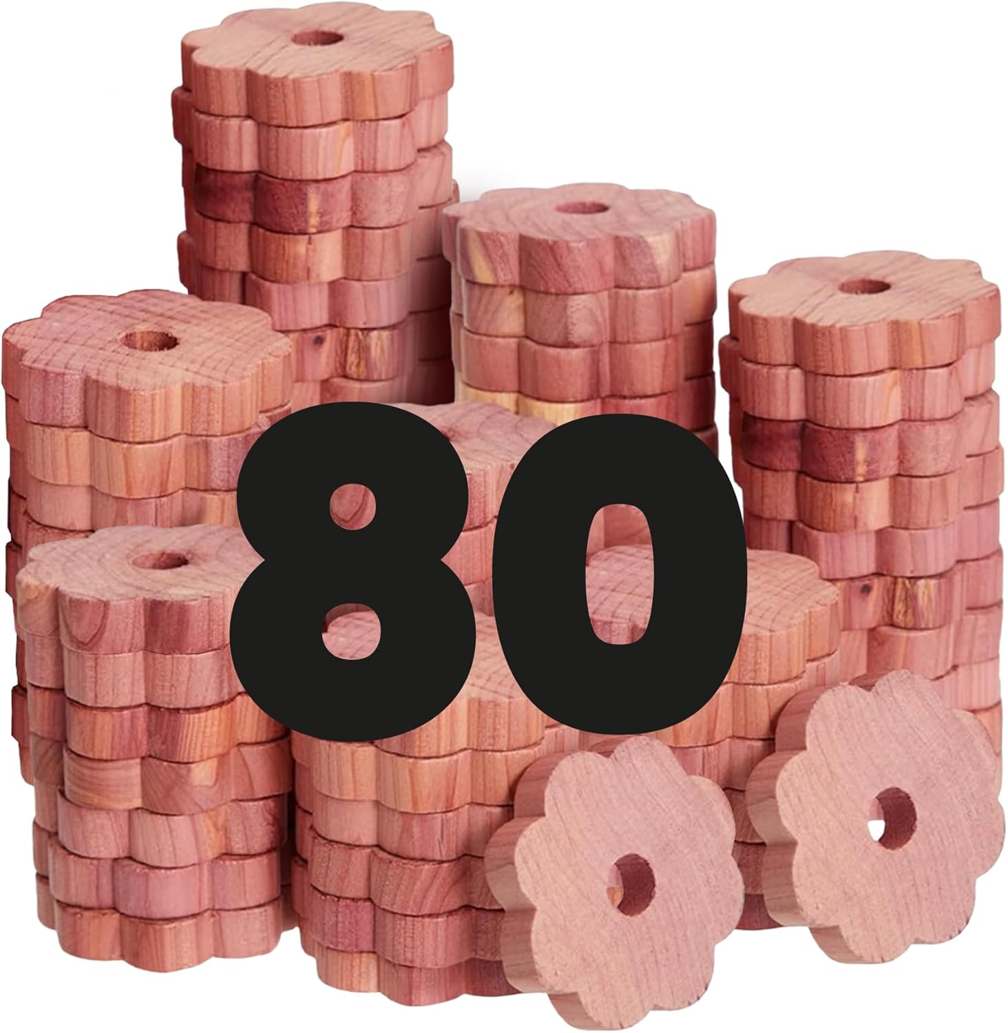 Thumbnail 2 de Professor Killamoth 80 Cedar Rings for Clothes Storage