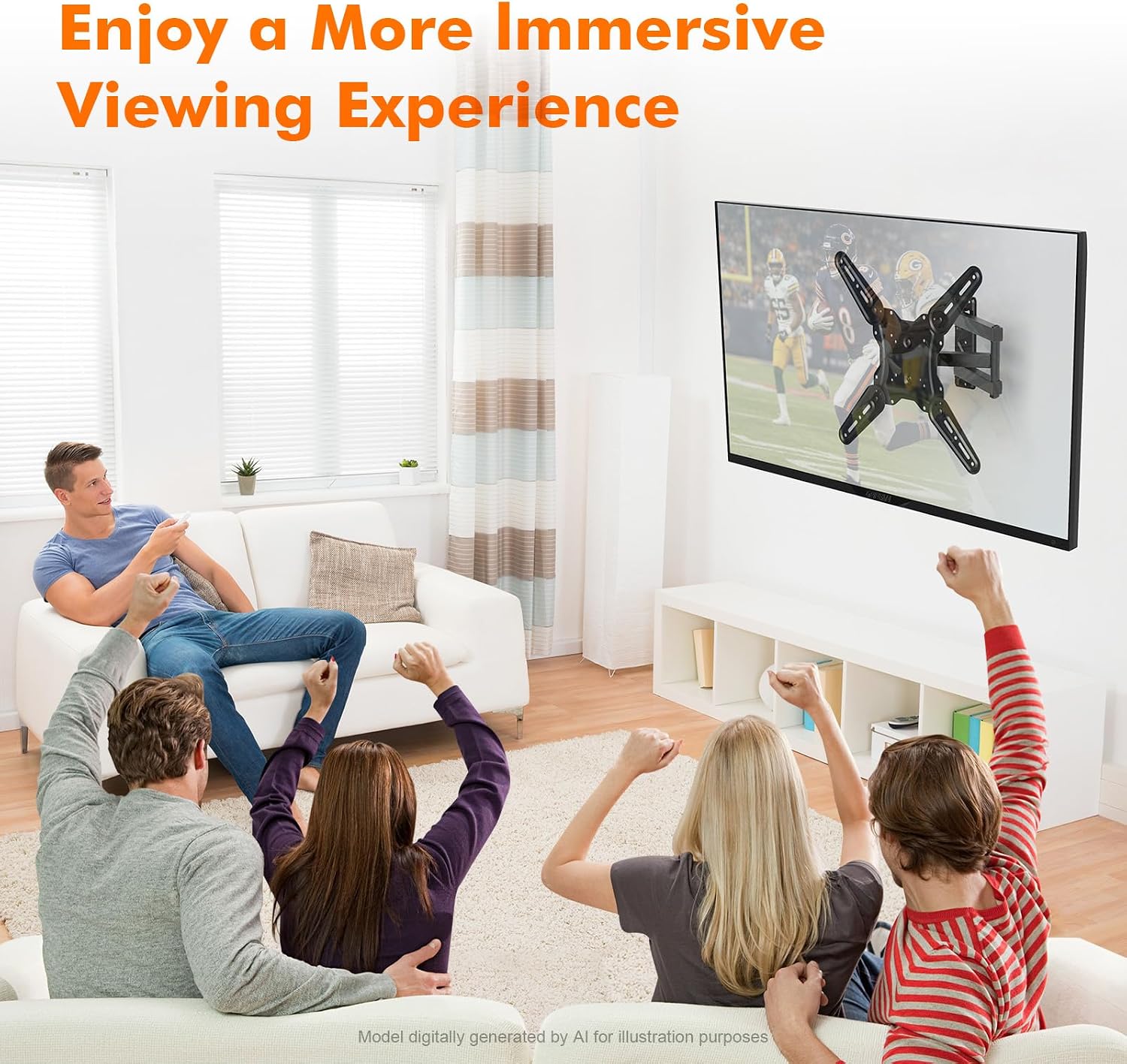 Thumbnail 6 de GRIFEMA GB1010 TV Wandhalterung 26–65 Zoll
