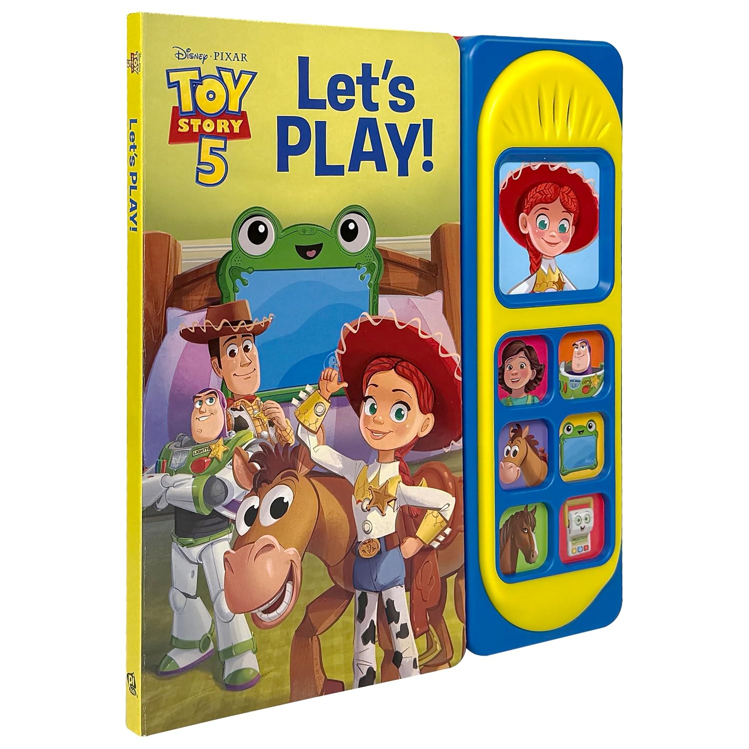 Detalle 1 de PI Kids Disney Pixar Toy Story 5 Let’s Play! Sound Book with 7 Play-a-Sound Buttons