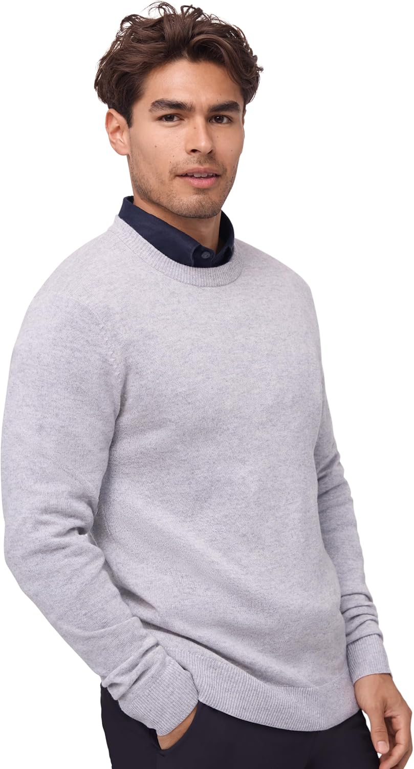 Detalle 2 de DANISH ENDURANCE Maglioncino da Uomo a Maniche Lunghe in Mistura Lana Merino e Cashmere