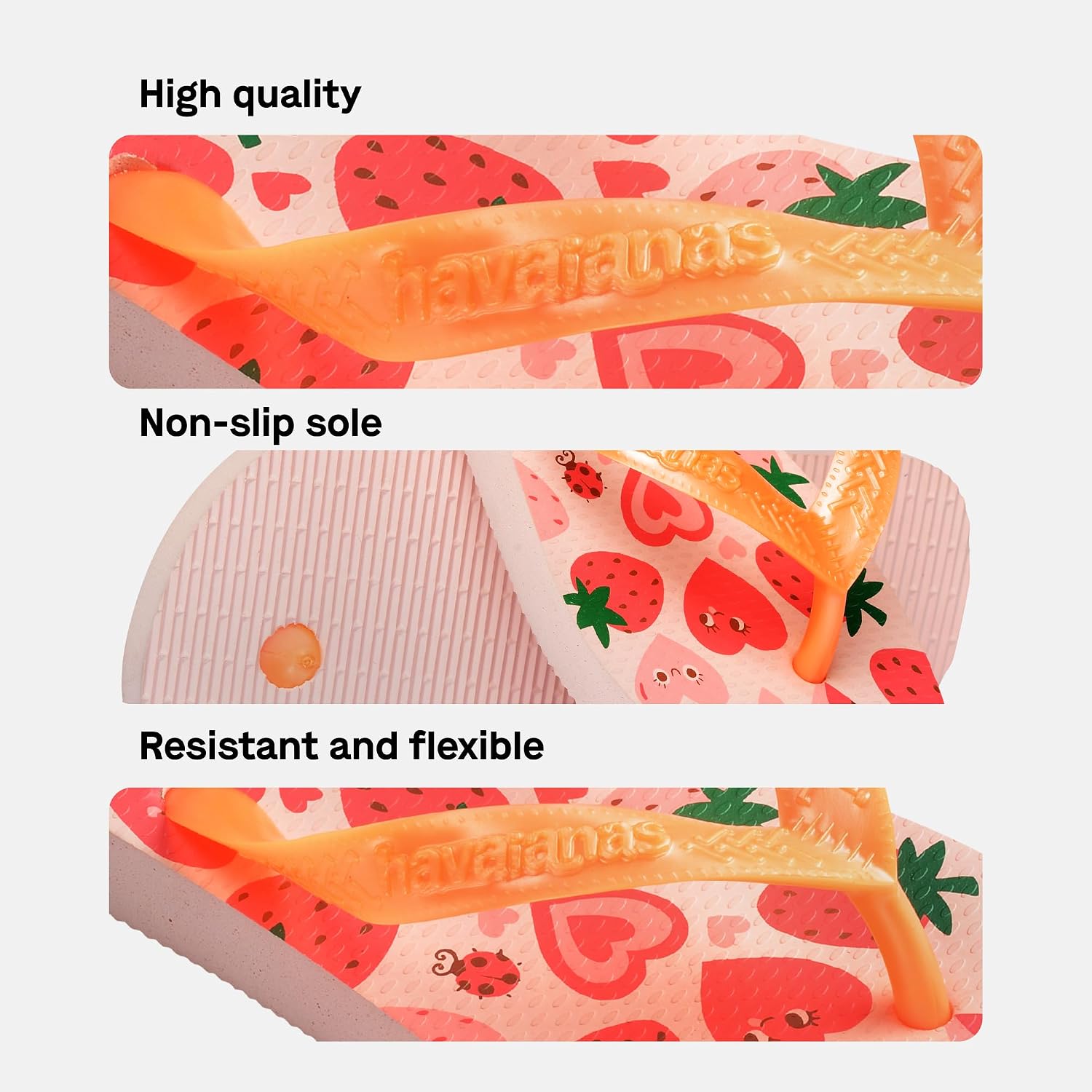 Detalle de Havaianas Kids Flores Girls FlipFlop