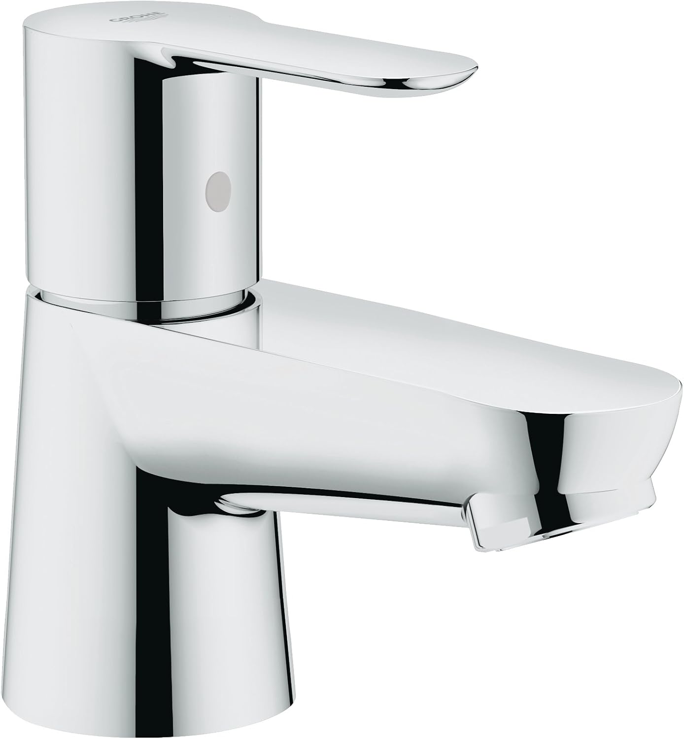 Thumbnail 6 de GROHE BauEdge Smooth Body Single-Lever Basin Mixer Tap (1-Hole, Chrome) 23330000