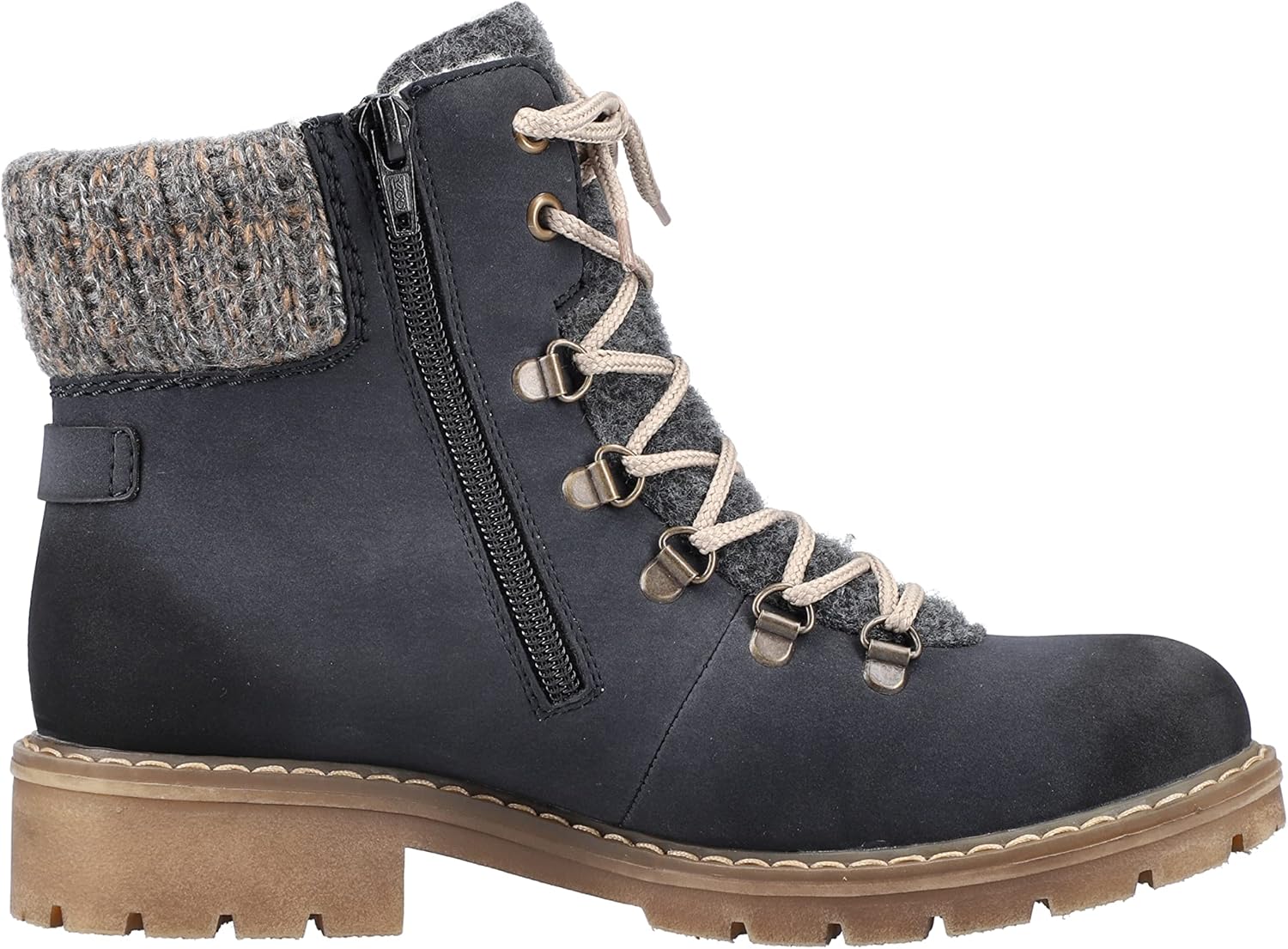 Detalle de Rieker Y9131 botte tendance femme : confort antistress et chaleur au quotidien