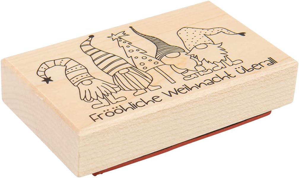 Thumbnail 6 de Rayher Stempel „Weihnachtsgrüße“ (29269000), 4 x 6 cm