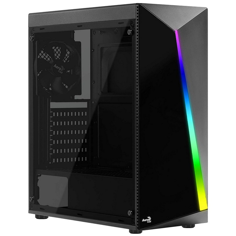 Detalle 2 de AeroCool Shard RGB USB 3.0 semitorre gaming