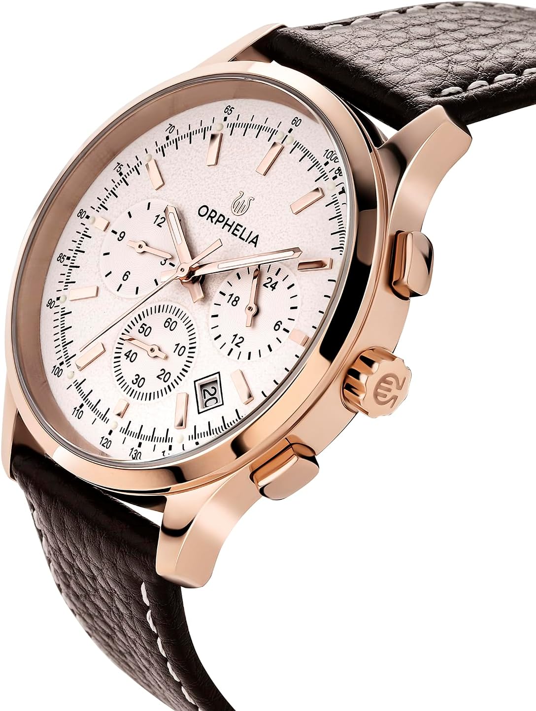 Thumbnail 1 de Orphelia Montre Homme 24h Dual Time Quarz Cuir — élégance et précision au quotidien