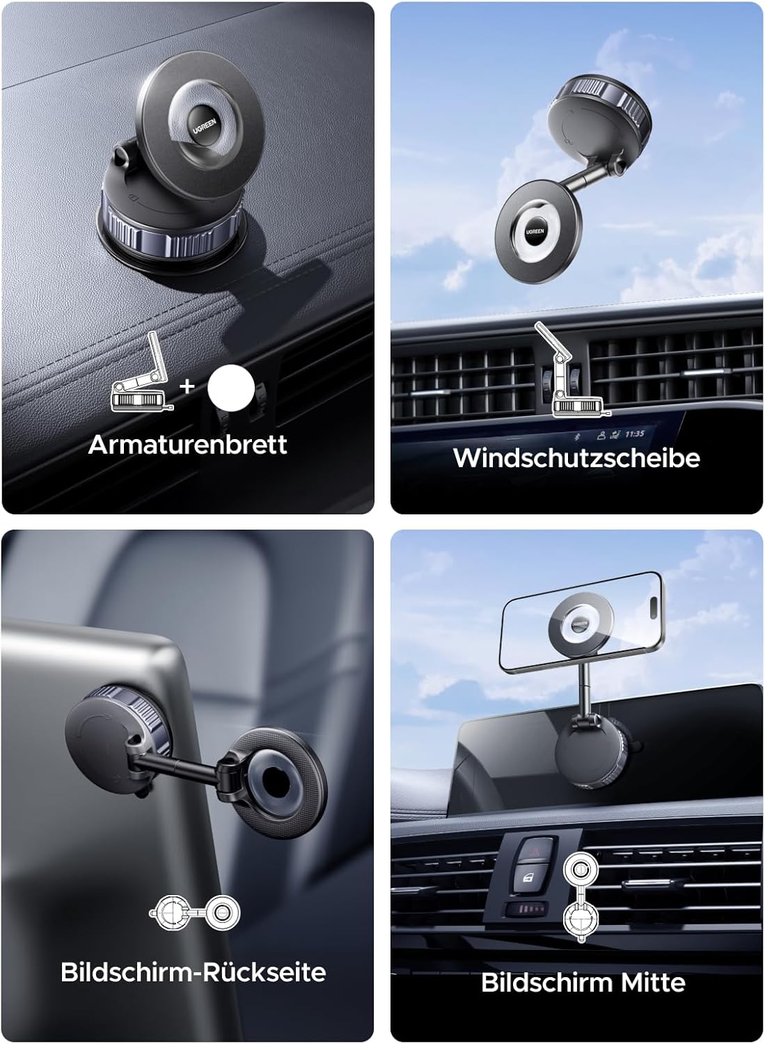 Thumbnail 6 de UGREEN Handyhalterung Auto für Magsafe, 360°