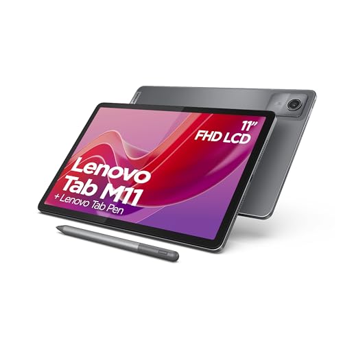 Detalle de Lenovo Tab M11 Android Tablet (11”) with Pen, 4GB RAM, 128GB, Luna Grey