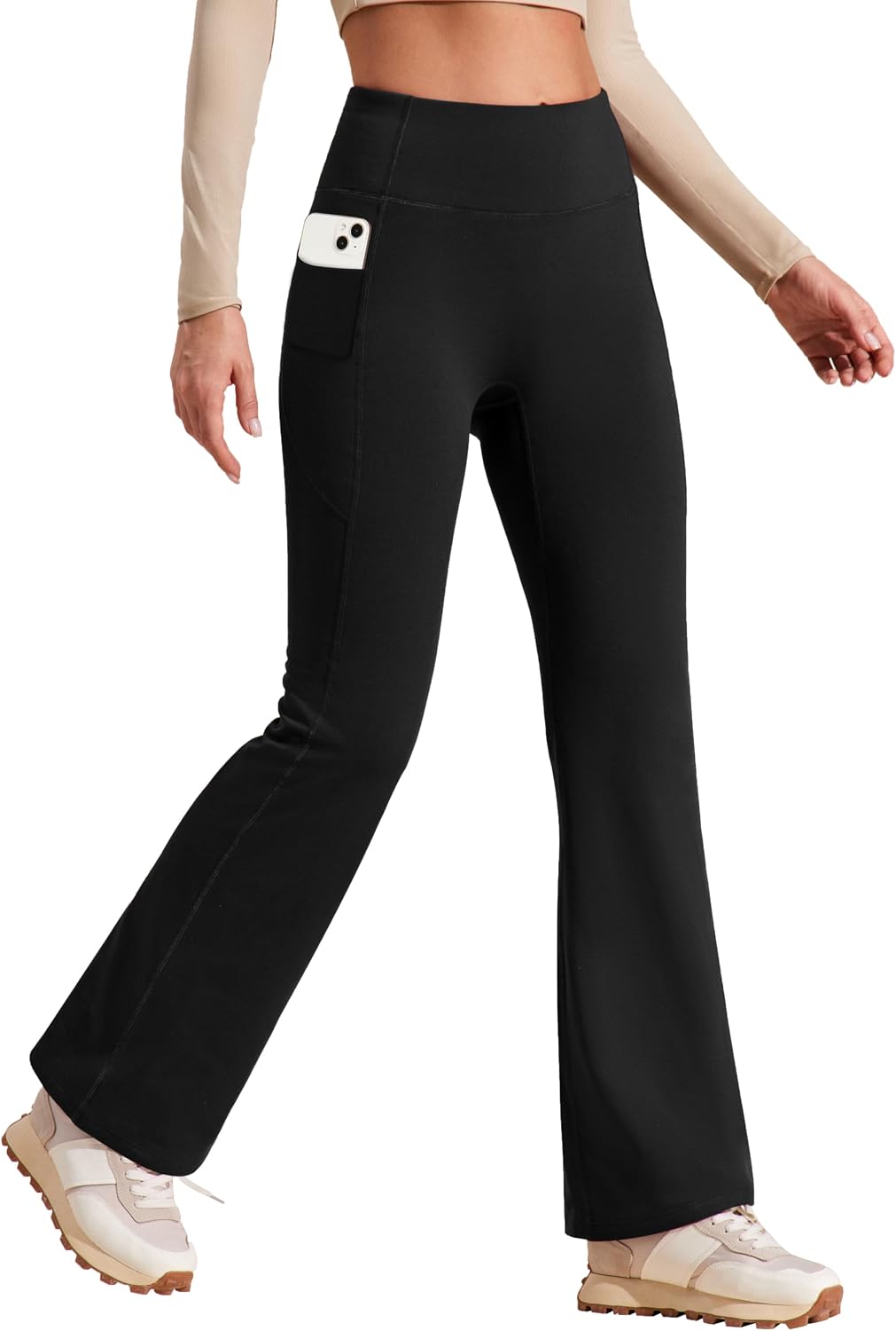 Detalle de Heathyoga Fleece-Lined Thermal Leggings