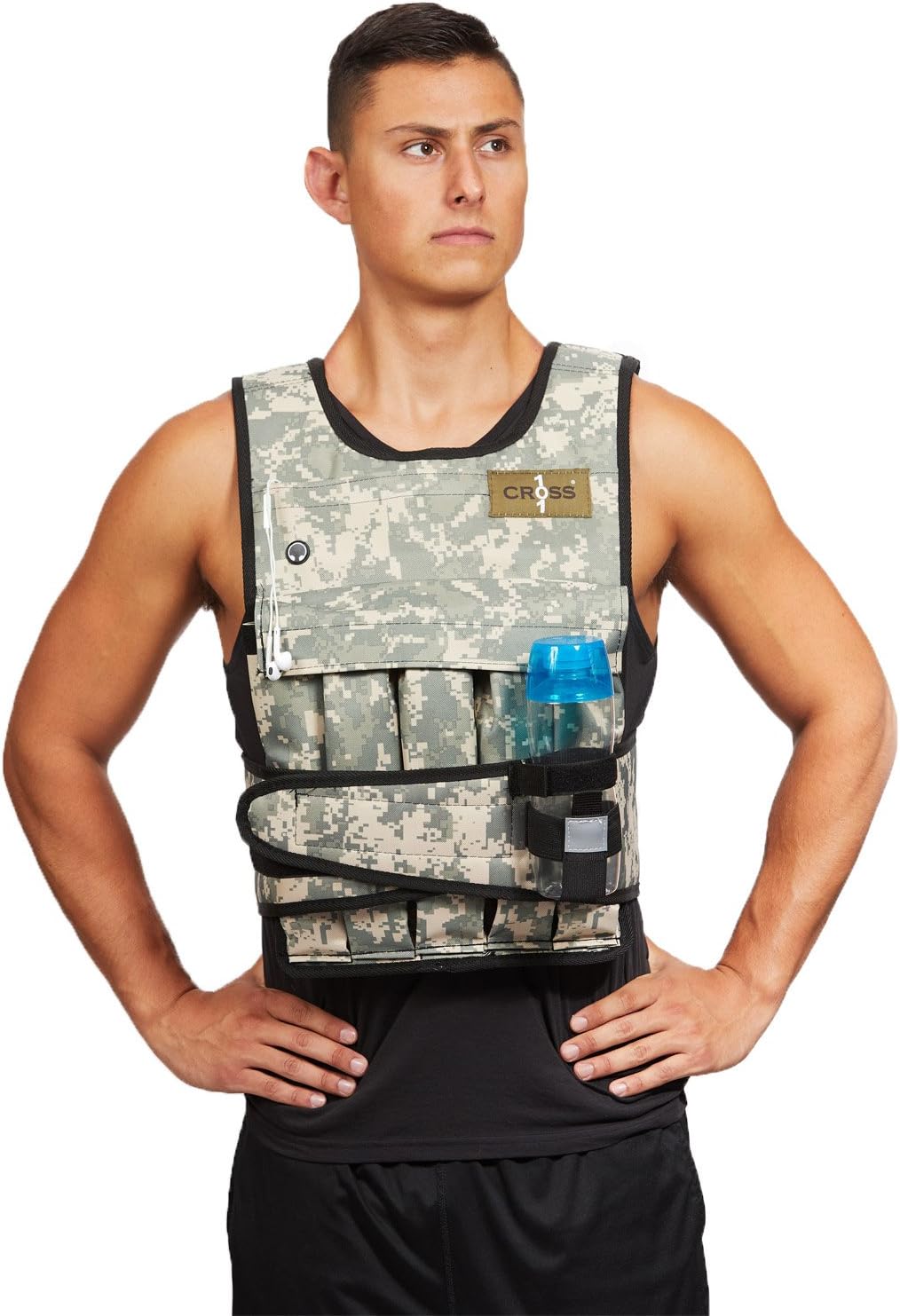 Detalle 2 de CROSS101 Adjustable Weighted Vest 20 lbs ๐