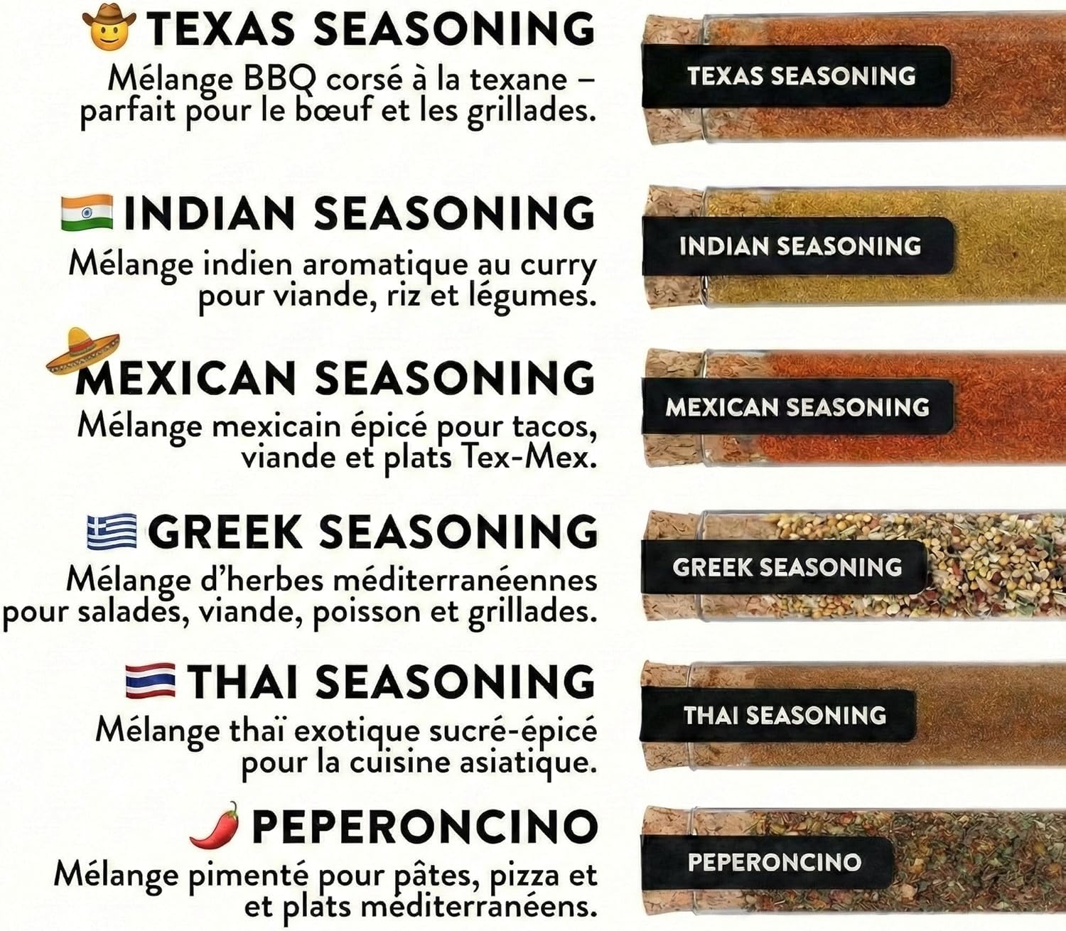 Thumbnail 1 de Coffret d’épices du monde DIBYS avec recettes incluses (Inde, Mexique, Grèce, Thaïlande & plus)