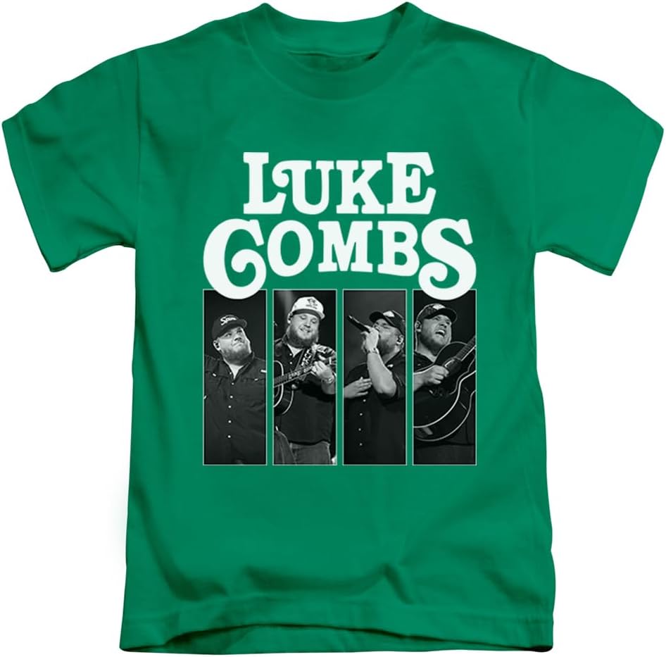 Detalle de New Spirit Original Luke Combs Meme Tee – 100% Cotton, Hand Printed in the UK
