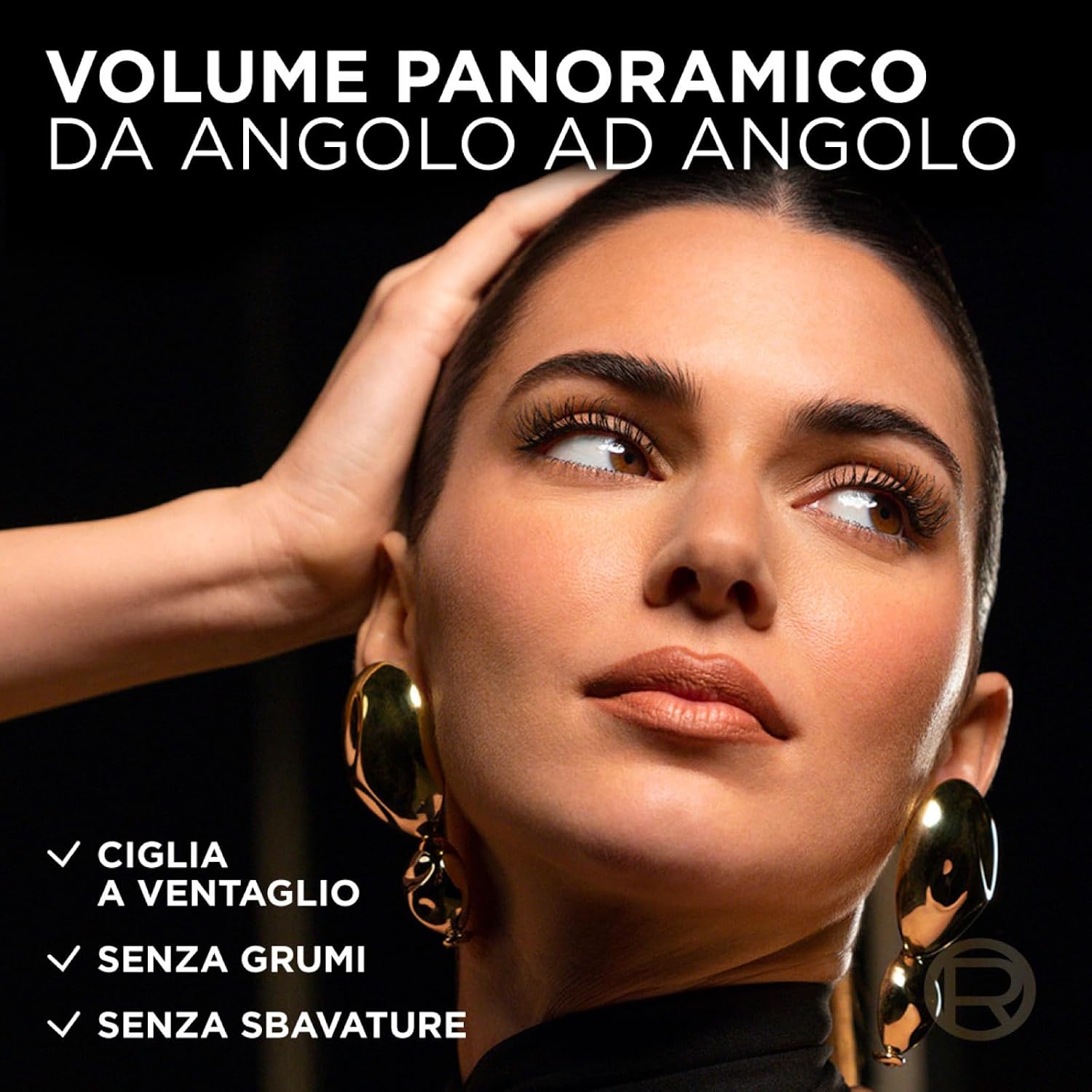 Detalle 2 de L'Oréal Paris Panorama Mascara Volumateur Colour Black – Coffret de 2 mascare avec Stretchflex