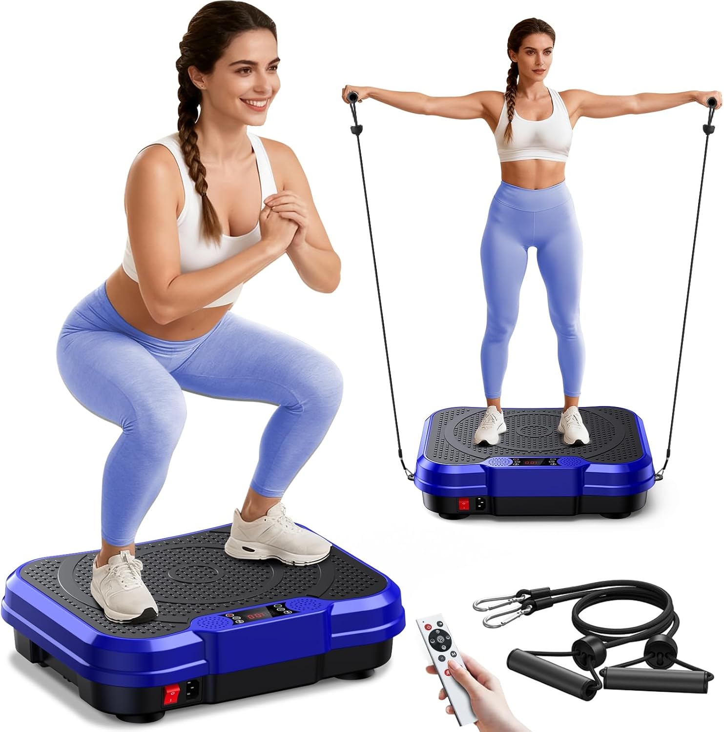 Detalle de AoraPulse Vibration Plate Exercise Machine Review