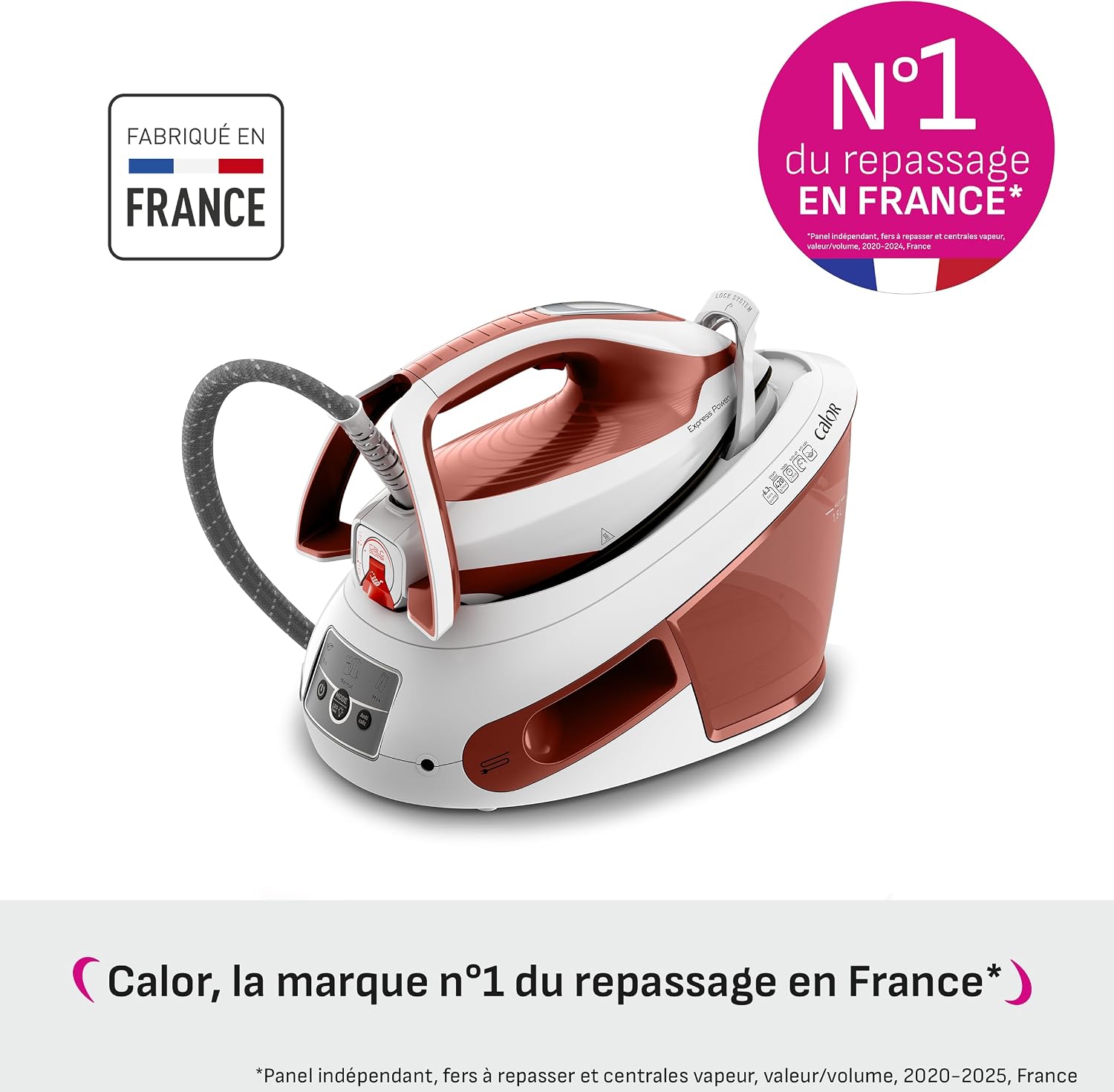 Detalle de Calor Express Power – Centrale Vapeur Classique, réservoir 1,8 L, débit vapeur 420 g/min, fabriquée en France