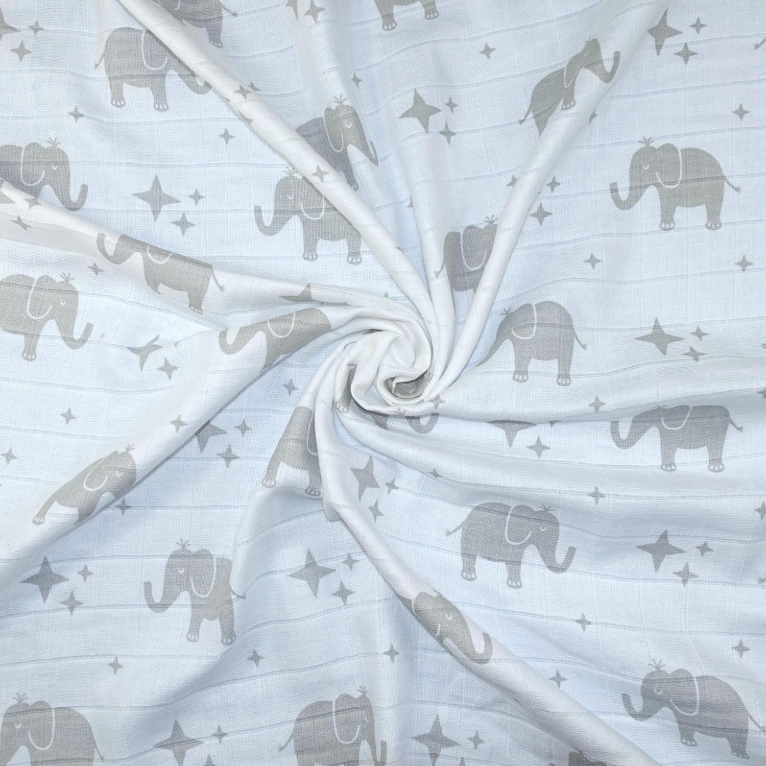 Thumbnail 6 de MuslinZ Muslin Cloths for Baby (Elephant) – 6 Pack Large 70x70cm Pure Cotton Squares