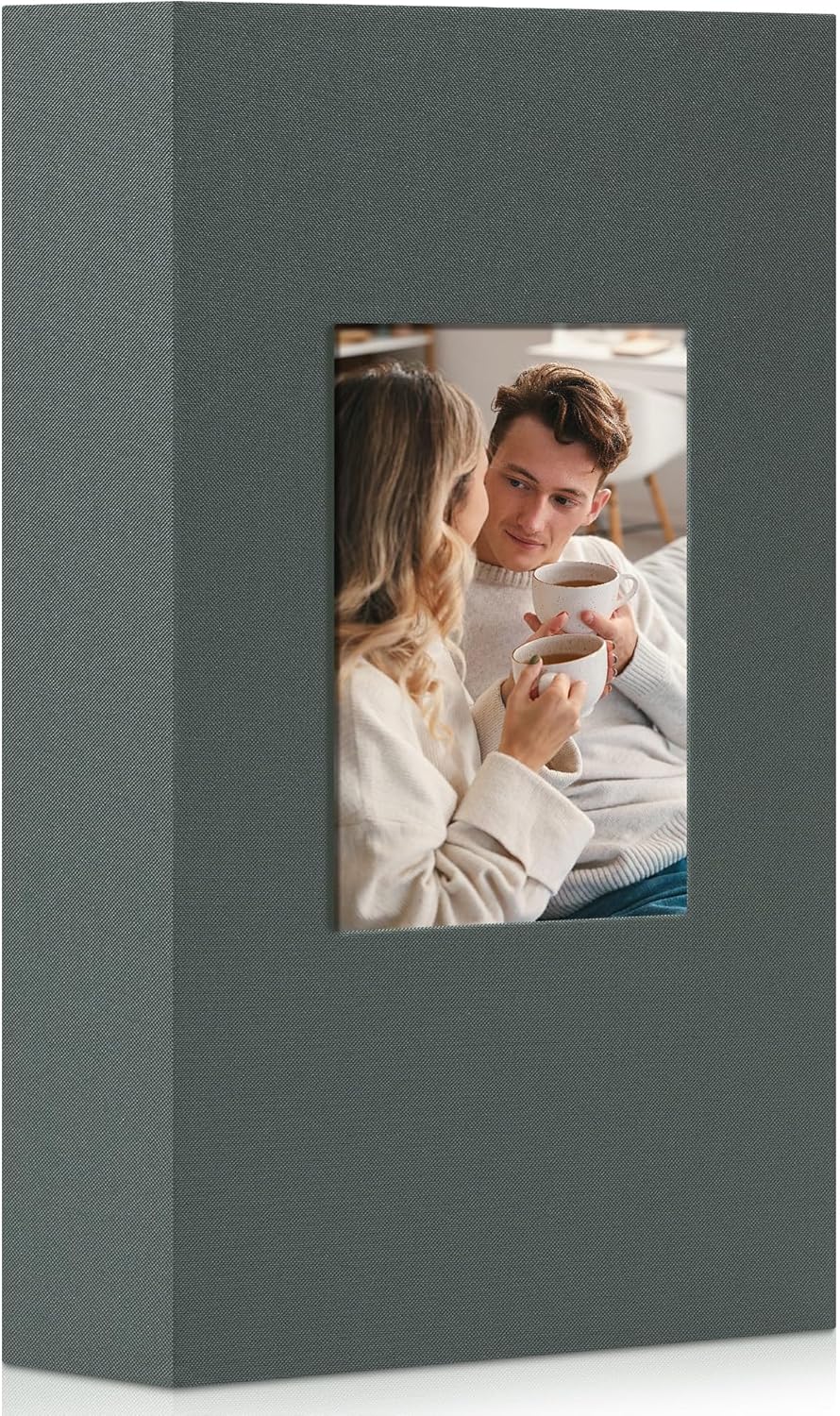 Thumbnail 6 de Fotoalbum klein Einsteckalbum 10x15 – 100 Taschen, Fenster, Weiß