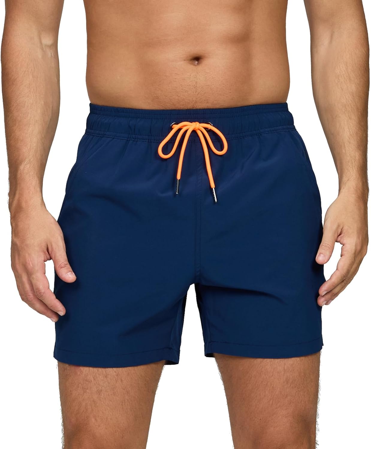 Detalle de Vorvowry Costume Uomo Mare: pantaloncini da bagno con asciugatura rapida e tasca con zip