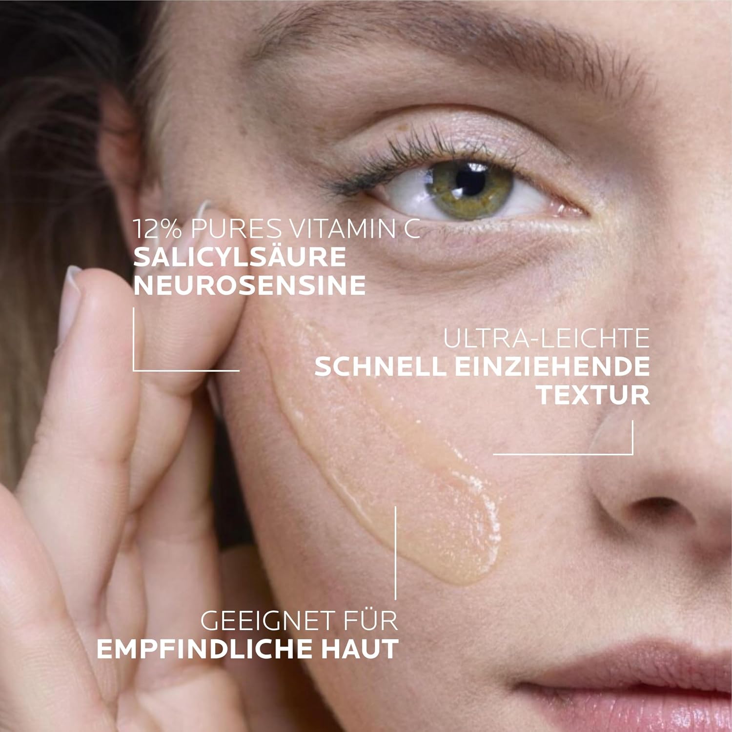 Detalle de La Roche Posay Pure Vitamin C12 Serum – Anti-Aging-Pflege mit 12% Vitamin C (30 ml)