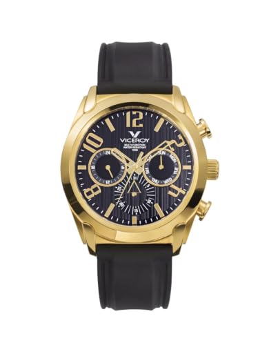 Viceroy Magnum 40347-95: Reloj analógico masculino de acero inoxidable, 46 mm