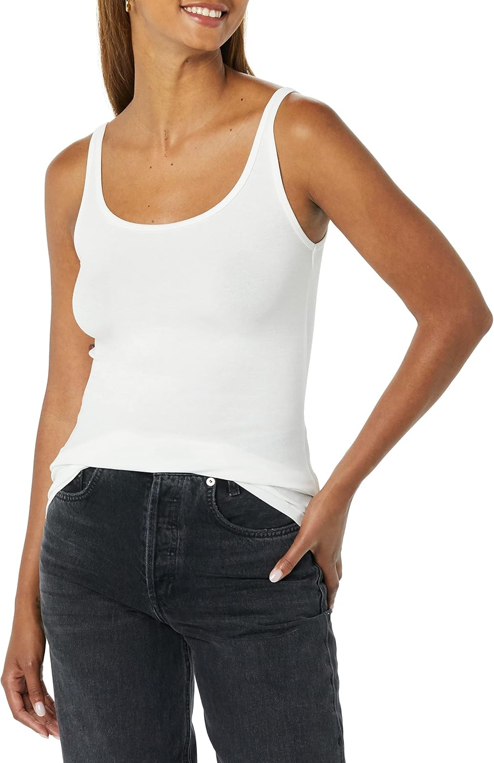 Thumbnail 4 de Amazon Essentials Damen Basic Tank Top mit dünnen Trägern aus Baumwolle-Modal