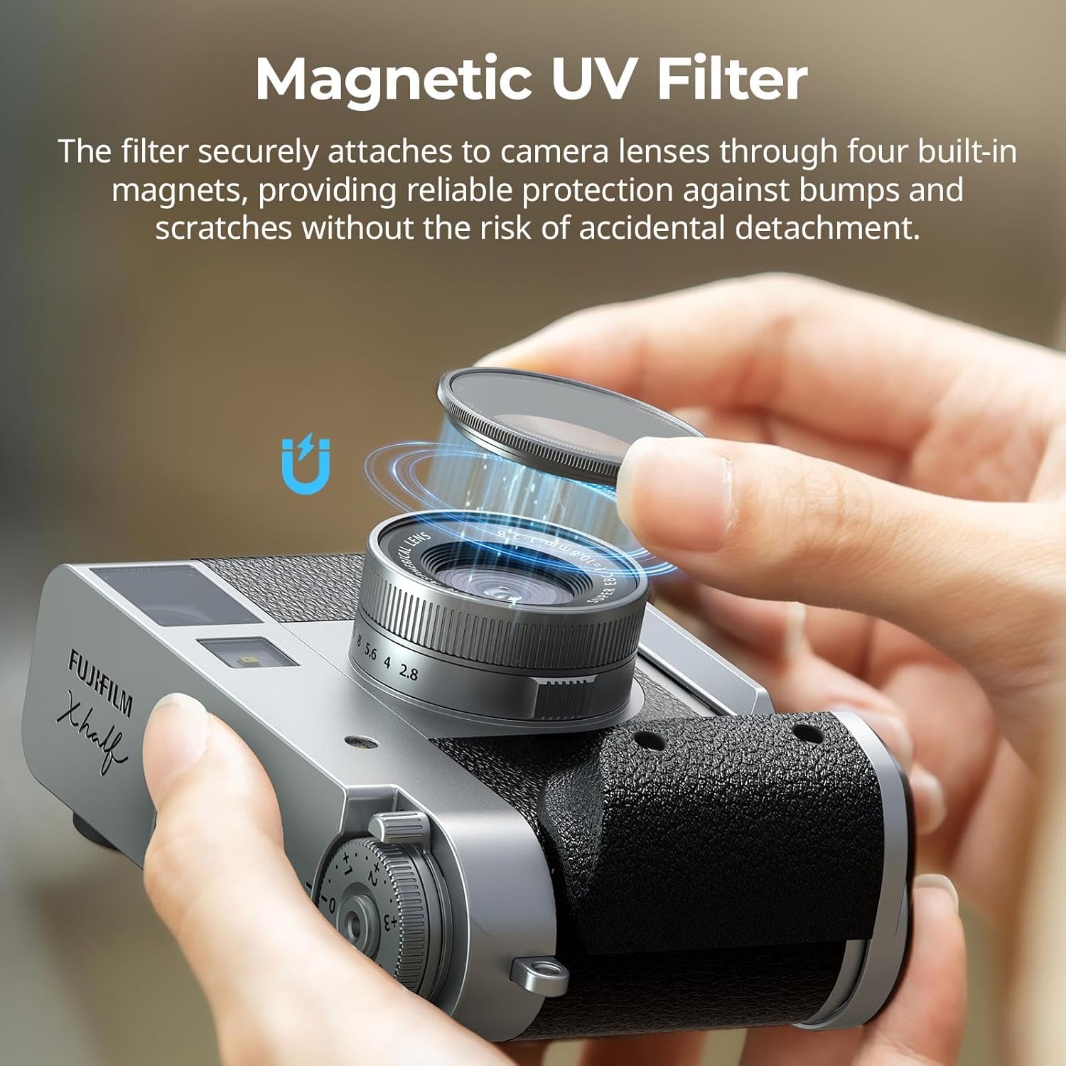 Thumbnail 1 de SMALLRIG 5392 Magnetischer UV-Filter für FUJIFILM X Half