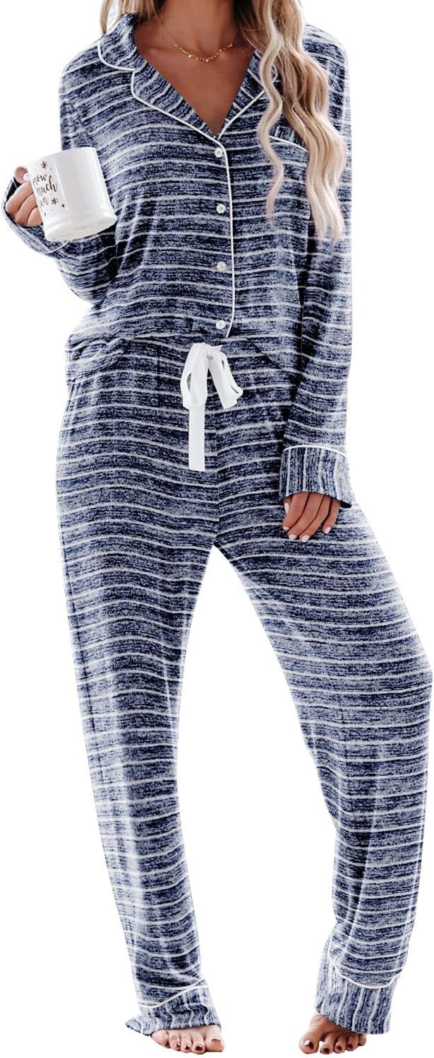 Thumbnail 5 de Aamikast Long-Sleeve Button Pajama Set for Women