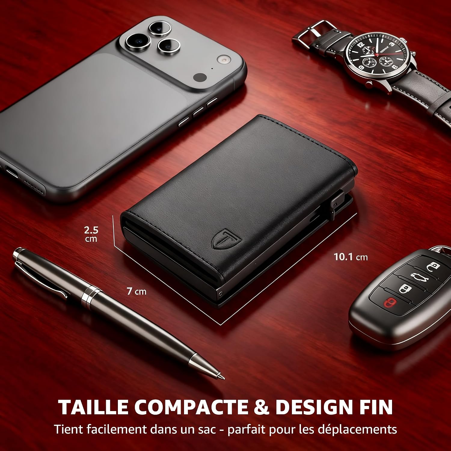 Thumbnail 1 de TENBST Portefeuille homme cuir élégant 👛