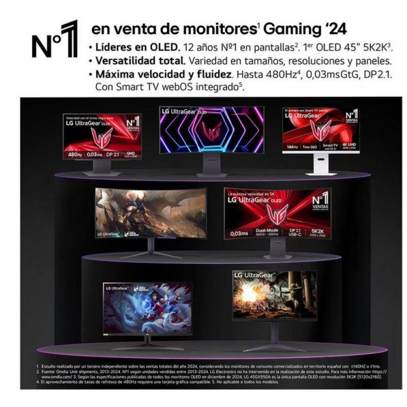 Detalle 2 de LG UltraGear 27G640A-B 300Hz monitor