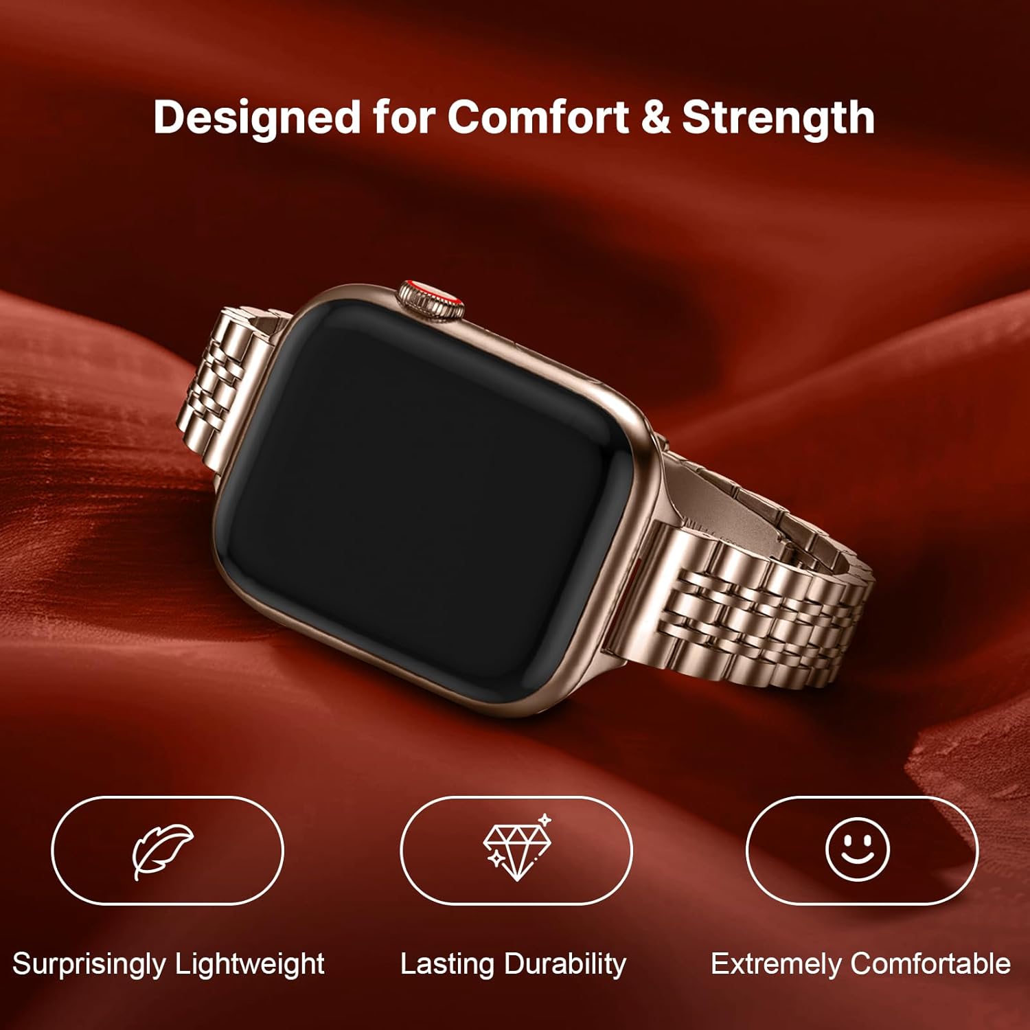 Thumbnail 4 de Fullmosa Slim Metal Strap for Apple Watch