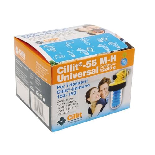 Detalle de Cillit 55 M-H Universal Sale Polifosfato per Caldaia – Confezione 12 Bustine da 80 g