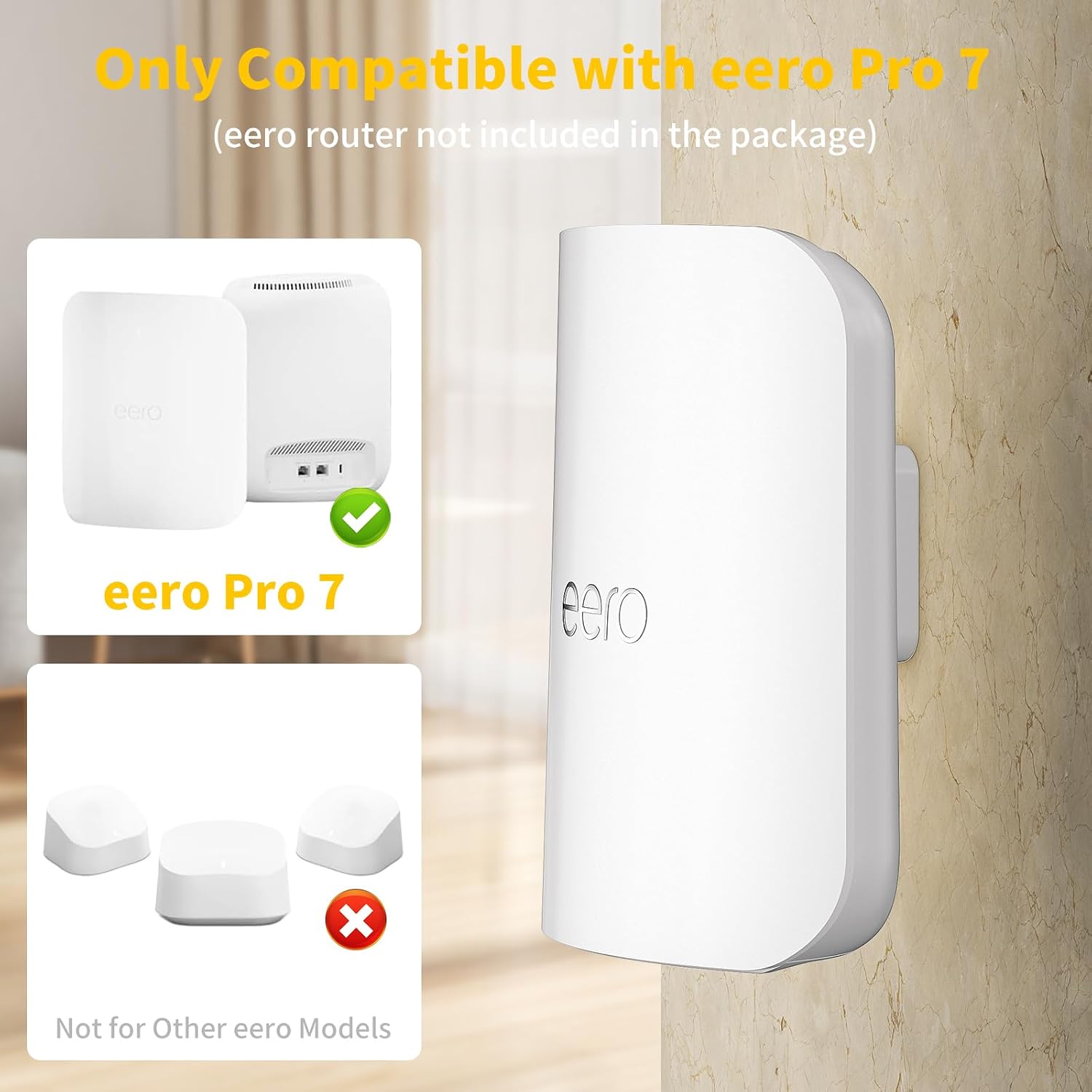Detalle 2 de Dunear eero Pro 7 Wall Mount Bracket 2-Pack