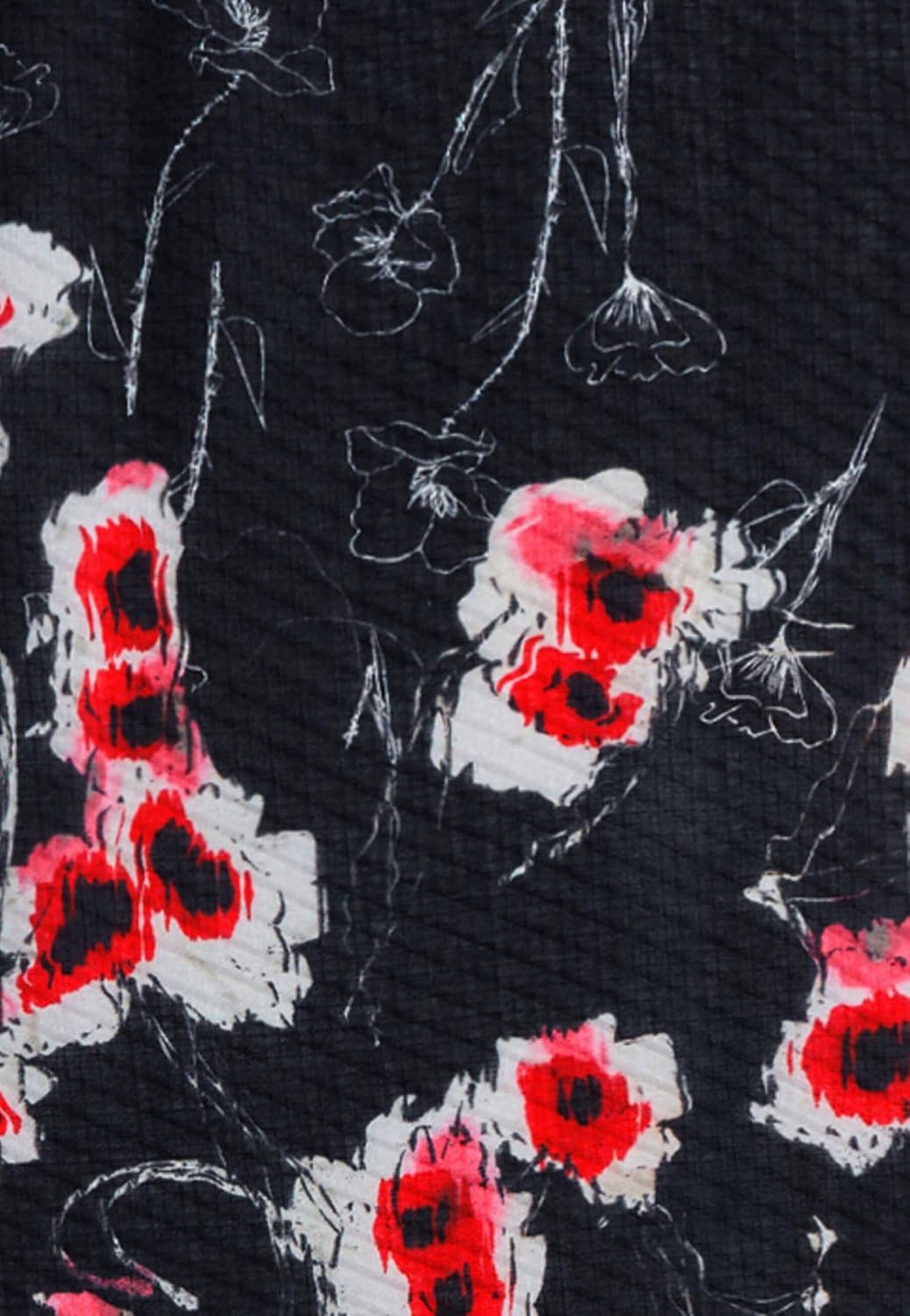 Thumbnail 2 de Desigual Dot Flower Rectangle foulard 158x160 cm 🧣