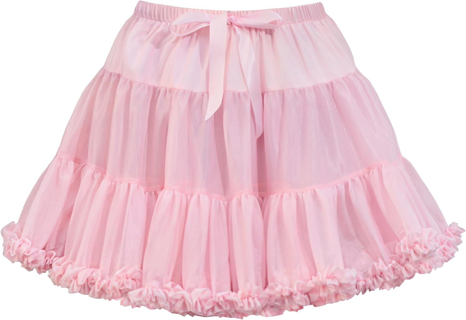 Wikoan Jupon sous robe années 50 en tulle à nœud – Petticoat rockabilly pour femme