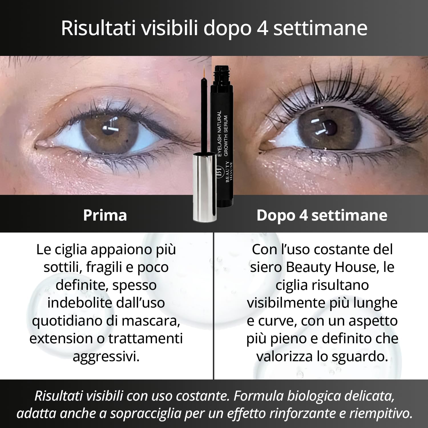 Thumbnail 3 de Siero Ciglia Allungante e Rinforzante Beauty House: ciglia più lunghe e robuste senza prostaglandine