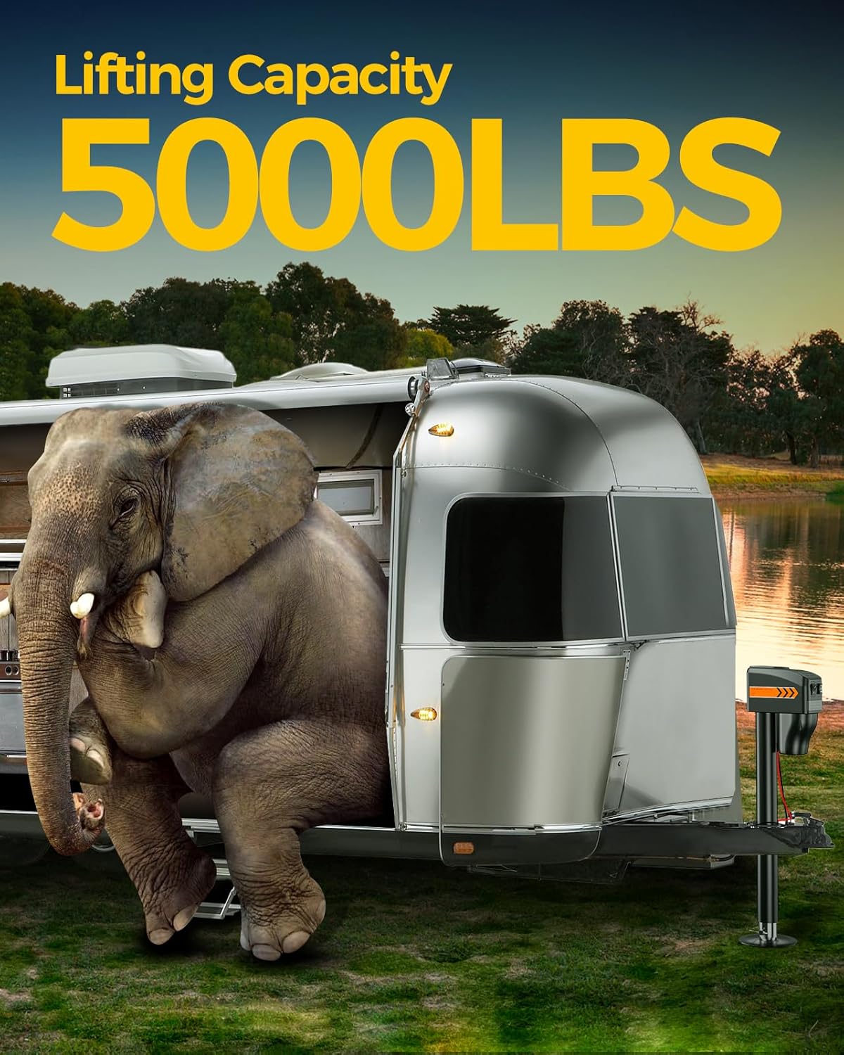 Thumbnail 4 de KYX Electric Trailer Jack 5000LBs ⚓