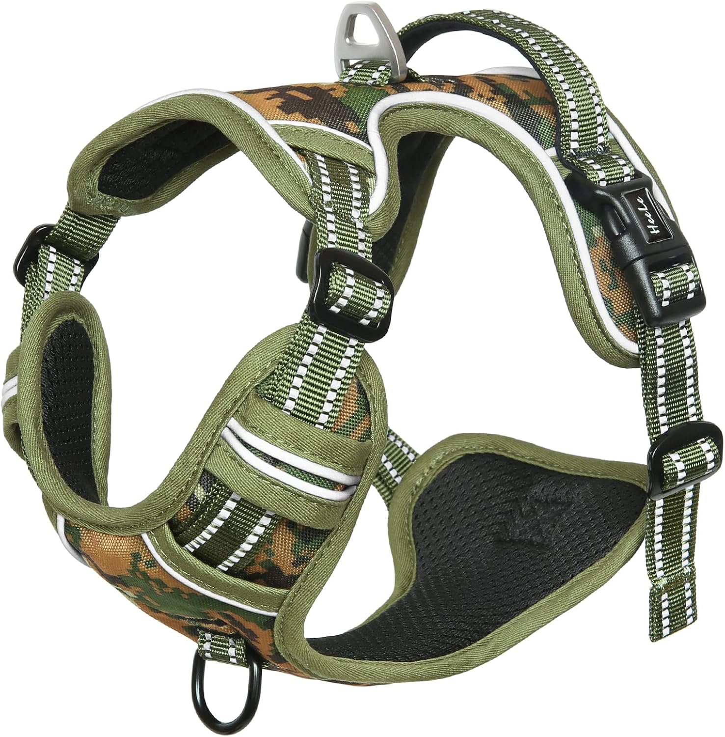 Thumbnail 6 de HEELE Camouflage Dog Harness (XL) – Anti-Pull, Breathable & Adjustable