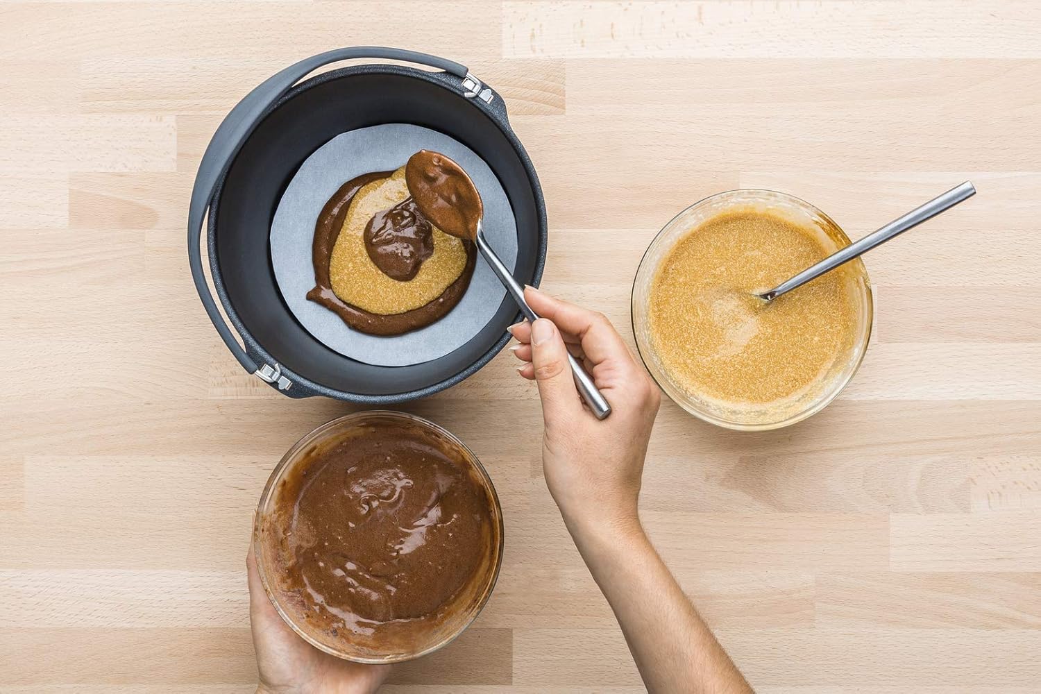 Thumbnail 3 de Moulinex XA609001 : moule à gâteau 18 cm en silicone pour Cookeo, antiadhésif
