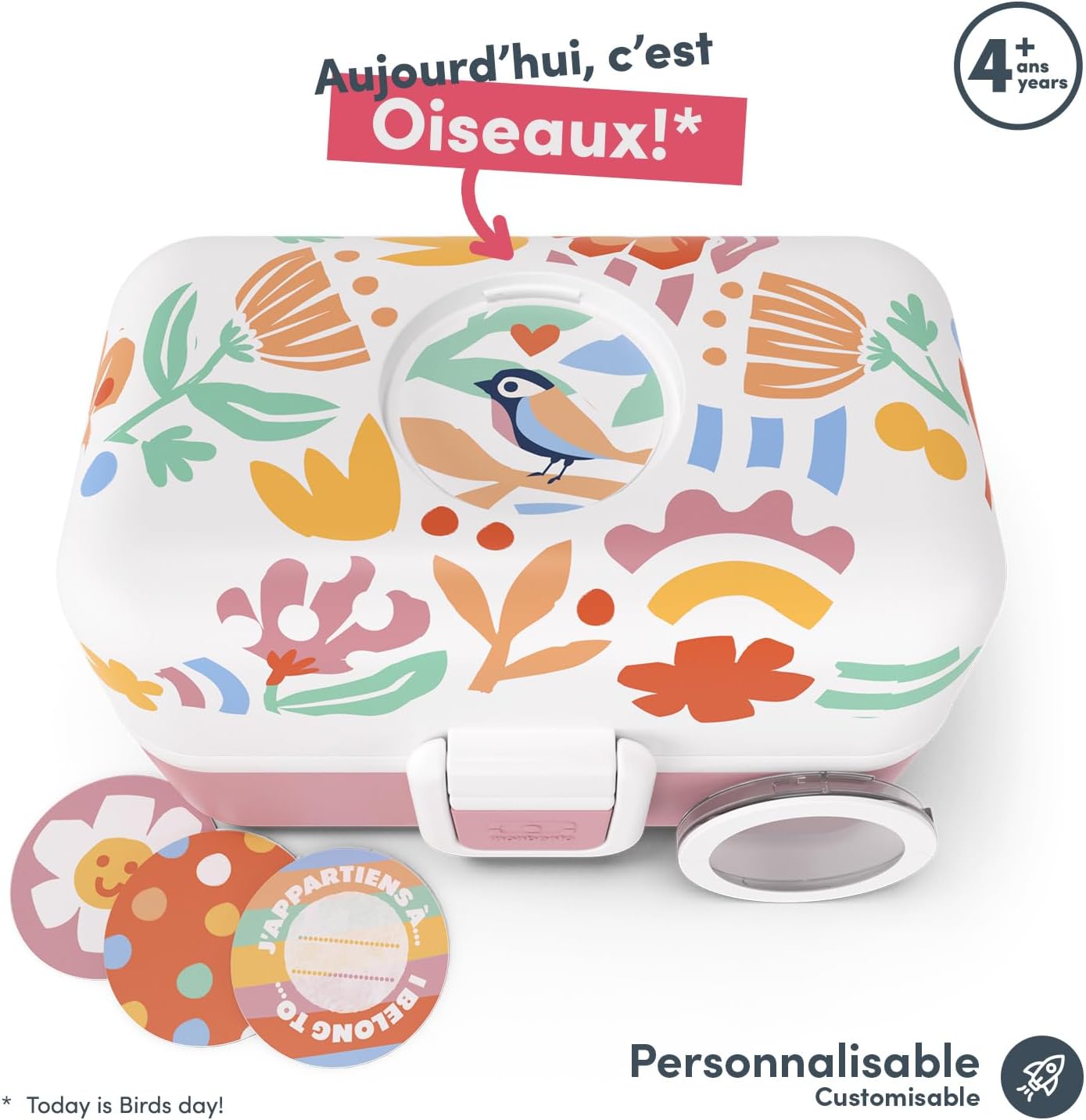 Thumbnail 1 de monbento MB Tresor Lunch Box Bambini con 3 scomparti da 0,8 L, senza BPA, ermetica e personalizzabile