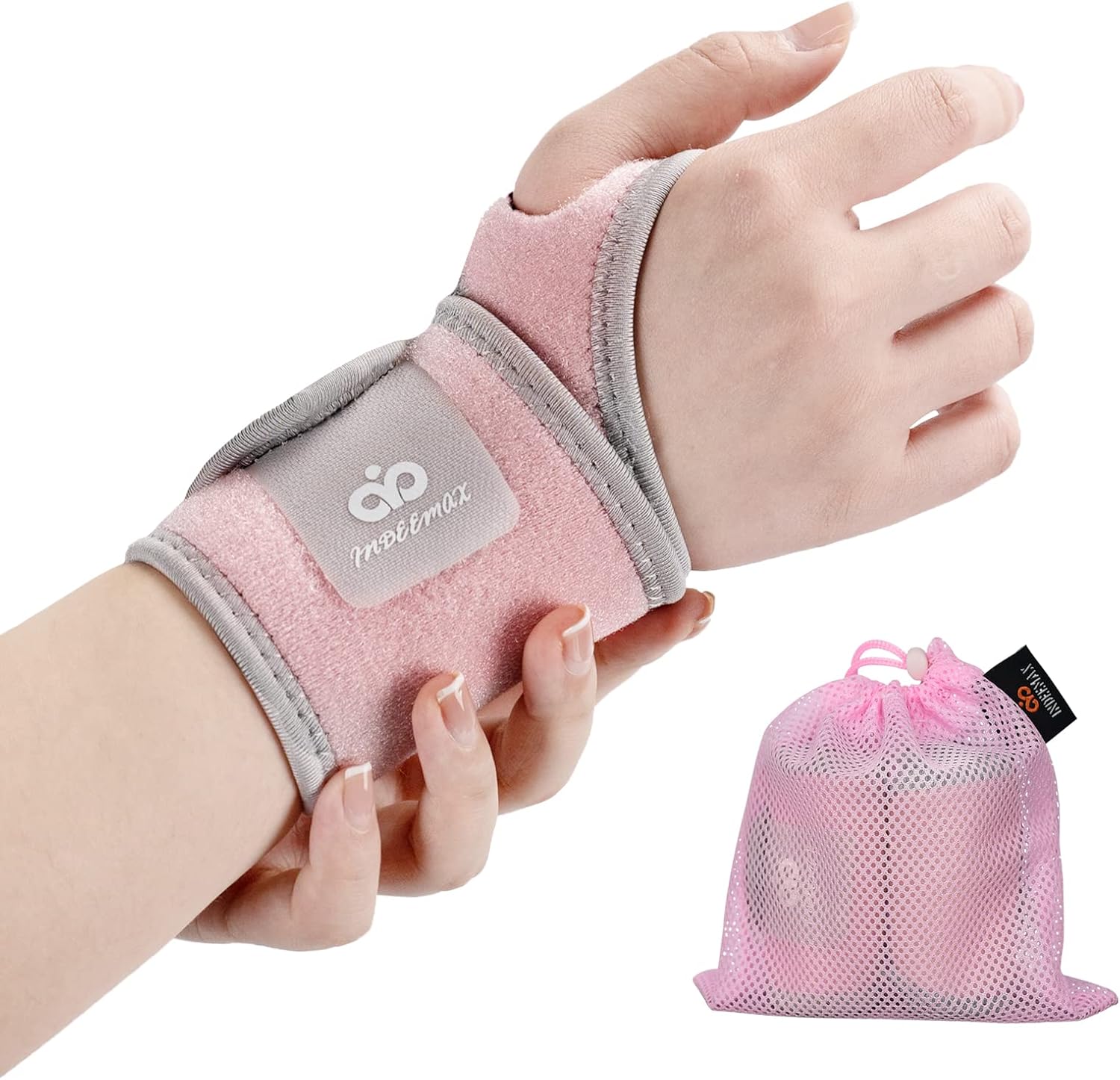 Detalle de INDEEMAX Copper Carpal Tunnel Wrist Brace 2 Pack