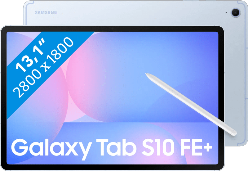 Detalle de Samsung Galaxy Tab S10 FE Plus 13,1 Zoll – 256 GB, Wi‑Fi, Hellblau